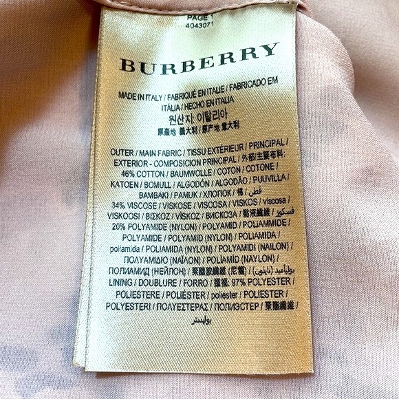 Burberry Heather Pink Embroidered Lace Overlay Dress US size 2 - Picture 10 of 11